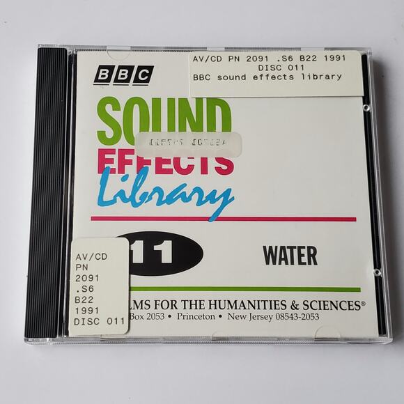 BBC Sound Effects Library International Disc 11 Water CD 1991 - Picture 1 of 3